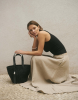 LIE STUDIO PF25 -The Bianca Raffia Bag Small - Color | Black raffia